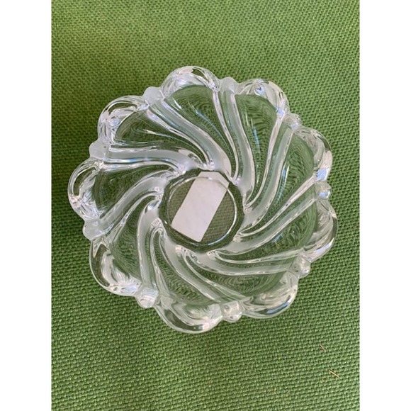 MIKASA Crystal "Peppermint Frost" Votive Candle Holder - 2-1/2" - Picture 3 of 4